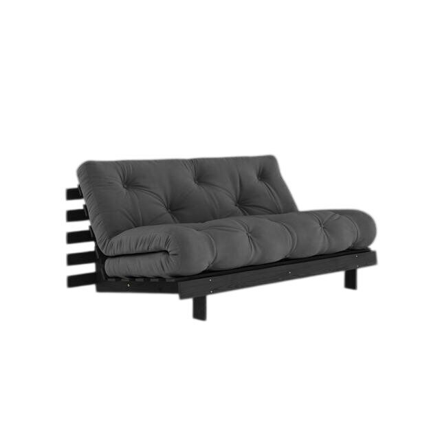 Roots Sovesofa 160x200 Svart Natt/734 Mørk Grå