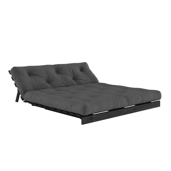 Roots Sofa bed 160x200 Black Night/734 Dark Grey