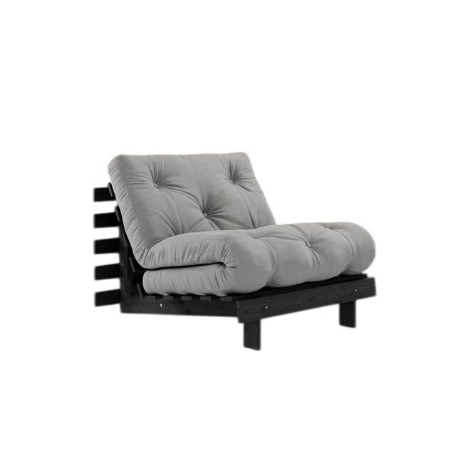 Roots Sovesofa 90×200 Svart Natt/746 Grå