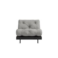 Roots Sofa bed 90x200 Black Night/746 Grey