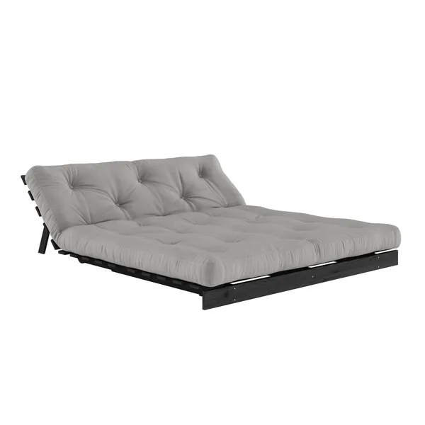 Roots Sofa bed 160x200 Black Night/746 Grey