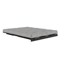 Roots slaapbank 160x200 Zwart Nacht/746 Grijs