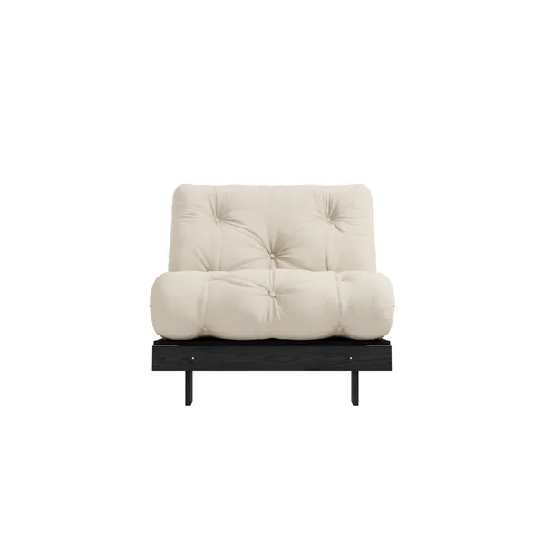Roots Sofa bed 90x200 Black Night/747 Beige