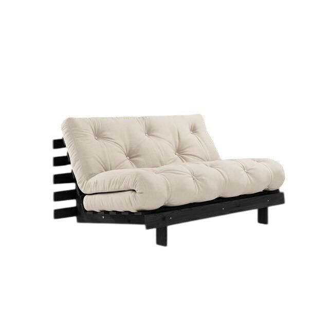 Roots Sovesofa 140x200 Svart Natt/747 Beige