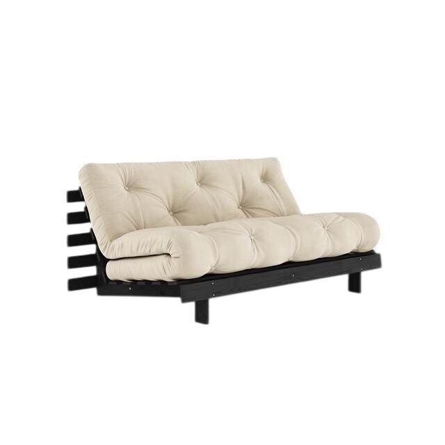 Roots Sovesofa 160x200 Svart Natt/747 Beige