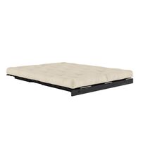 Roots Bäddsoffa 160x200 Svart Natt/747 Beige