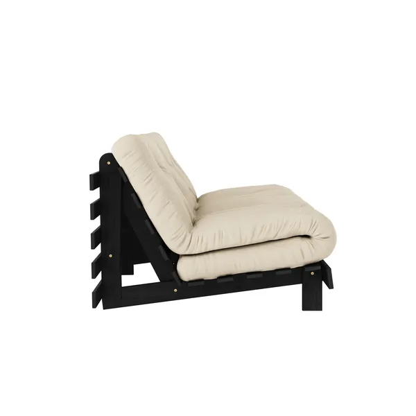 Roots Sofa bed 160x200 Black Night/747 Beige
