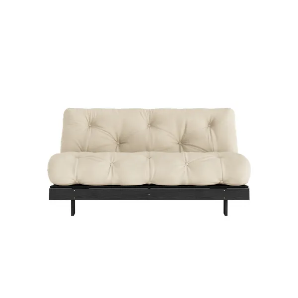 Roots Sofa bed 160x200 Black Night/747 Beige