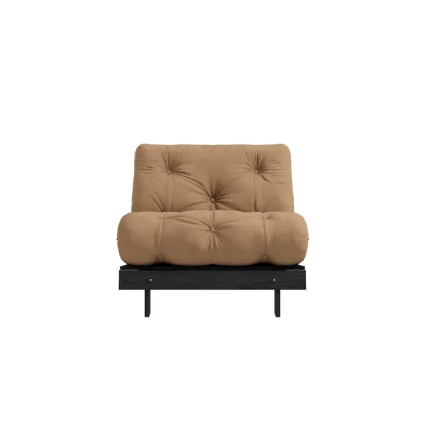 Roots Sofa Bed 90x200 Black Night/755 Mocca
