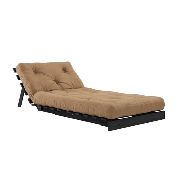 Roots Sofa Bed 90x200 Black Night/755 Mocca