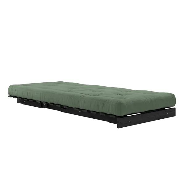Roots Sofa bed 90x200 Black Night/756 Olive Green