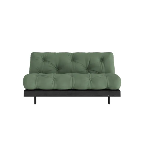 Roots Sofa bed 160x200 Black Night/756 Olive Green