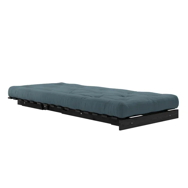Roots Sofa Bed 90x200 Black Night/757 Petrol Blue