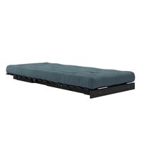 Roots Sofa Bed 90x200 Black Night/757 Petrol Blue