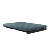 Roots Sofa bed 140x200 Black Night/757 Petrol Blue