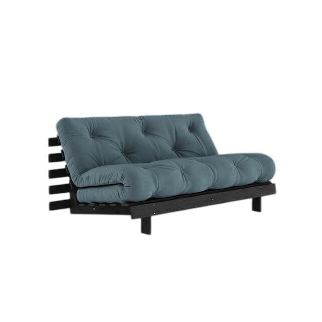 Roots Sovasofa 160x200 Black Night/757 Petrol Blue