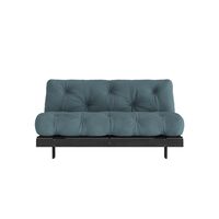 Roots Sofa bed 160x200 Black Night/757 Petrol Blue