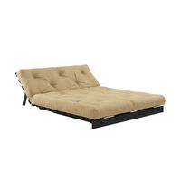 Roots Bäddsoffa 140x200 Svart Natt/758 Beige