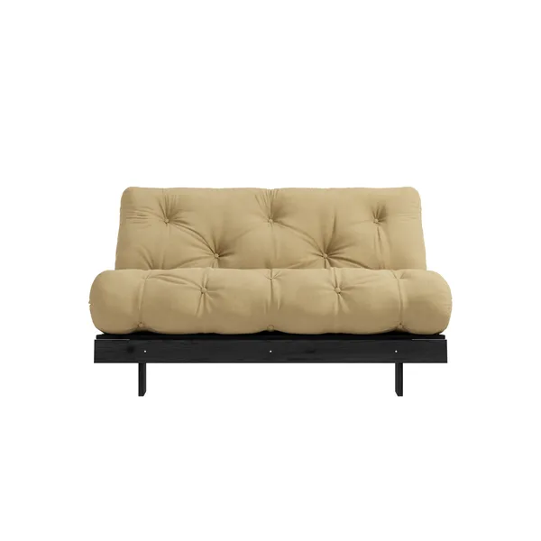Roots Sofa bed 140x200 Black Night/758 Wheat Beige