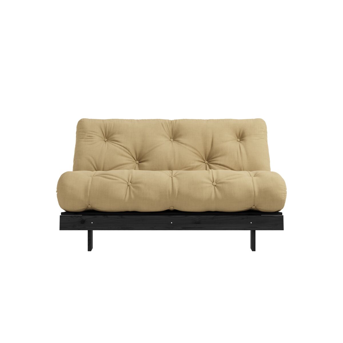 Roots Bäddsoffa 140x200 Svart Natt/758 Beige