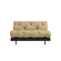Roots Bäddsoffa 140x200 Svart Natt/758 Beige
