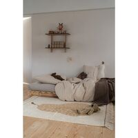 Divano letto Roots 160x200 Nero Notte/758 Beige Grano