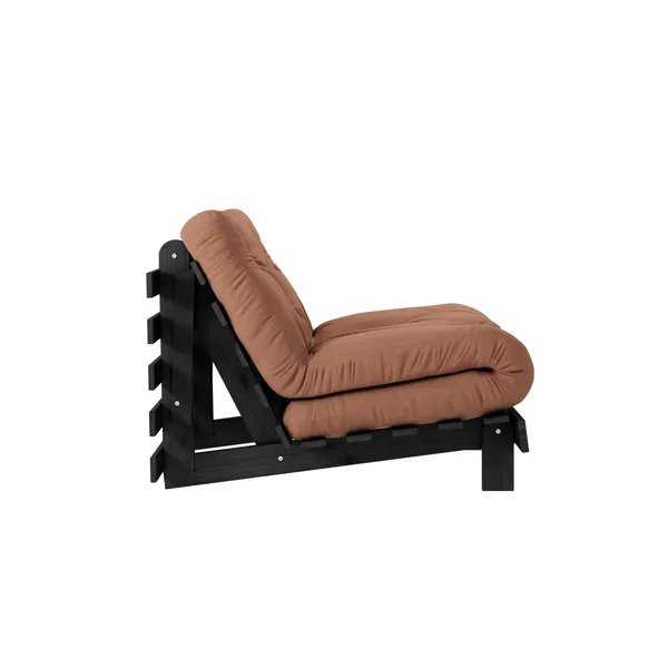 Roots Sofa bed 90x200 Black Night/759 Clay Brown