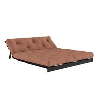 Roots Sovasofa 160x200 Black Night/759 Clay Brown
