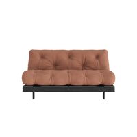 Roots Sovasofa 160x200 Black Night/759 Clay Brown