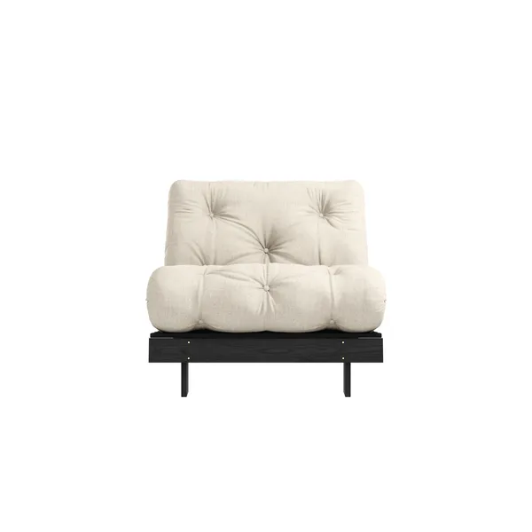 Roots Sofa Bed 90x200 Black Night/914 Linen