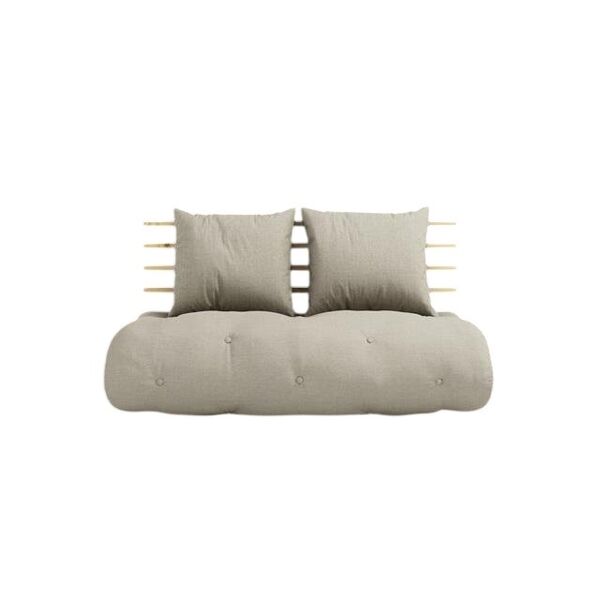 Shin Sano Sofa Clear Lacquered Pine/914 Linen