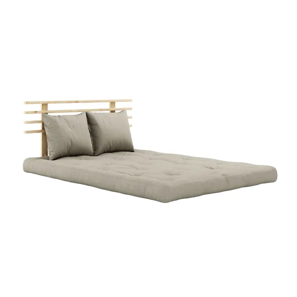 Shin Sano Sofa Clear Lacquered Pine/914 Linen