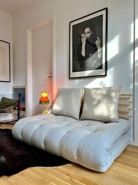 Shin Sano Sofa Clear Lacquered Pine/914 Linen