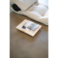 Ensemble de 2 tables d'appoint Dock en pin laqué transparent