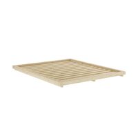 Cadre de lit Dock 160x200 pin laqué clair