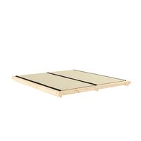 Dock bedframe 180x200 cm, blank gelakt grenenhout