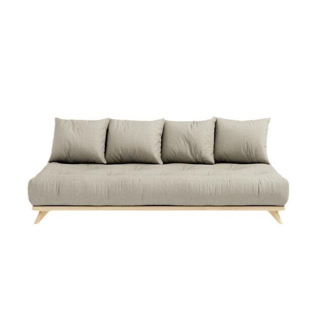 Senza Daybed Klarlakeret Fyrretr/914 Linen