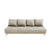 Senza Daybed Clear Lacquered Pine/914 Linen