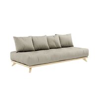 Senza Daybed Clear Lacquered Pine/914 Linen