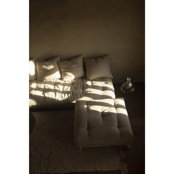 Senza Daybed Clear Lacquered Pine/914 Linen