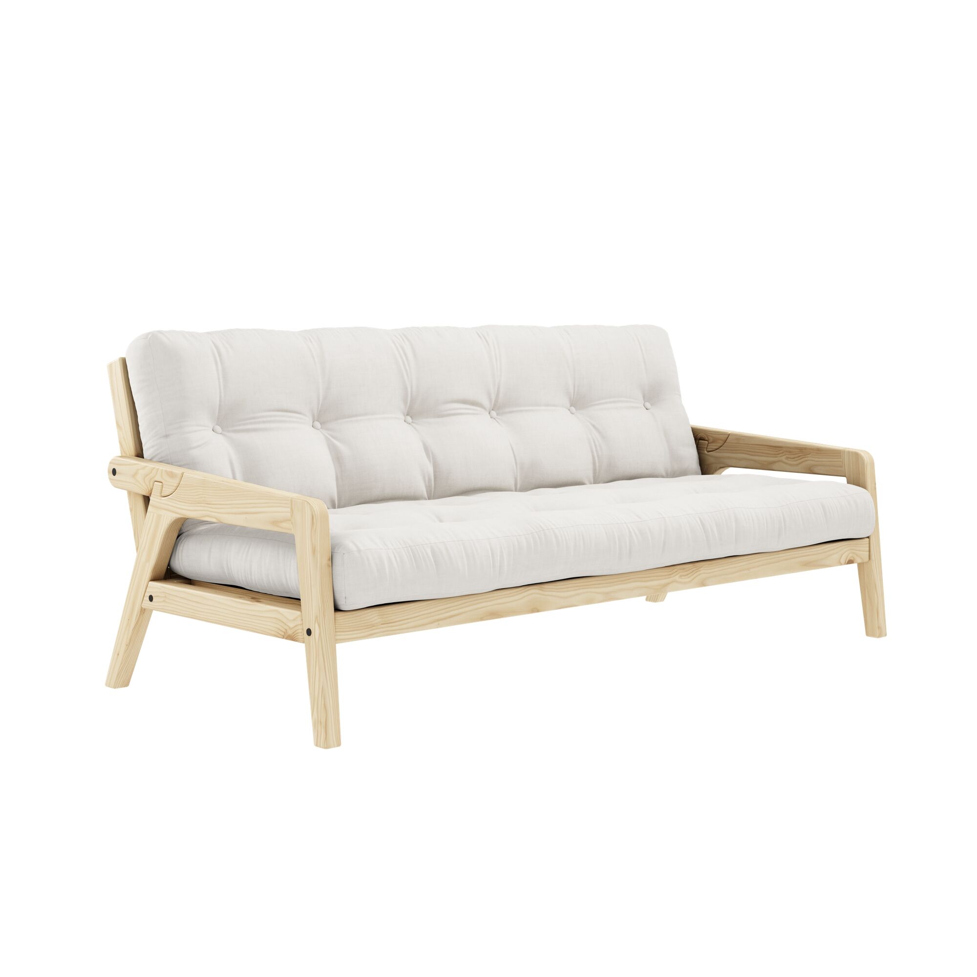 Grab Sovesofa Klarlakkert Furu/701 Natur
