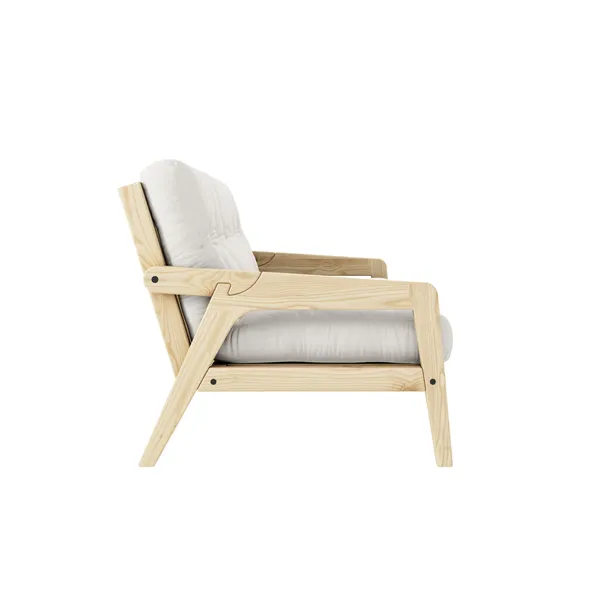 Grab Sofa Bed Clear Lacquered Pine/701 Natural
