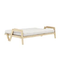 Grab Sofa Bed Clear Lacquered Pine/701 Natural