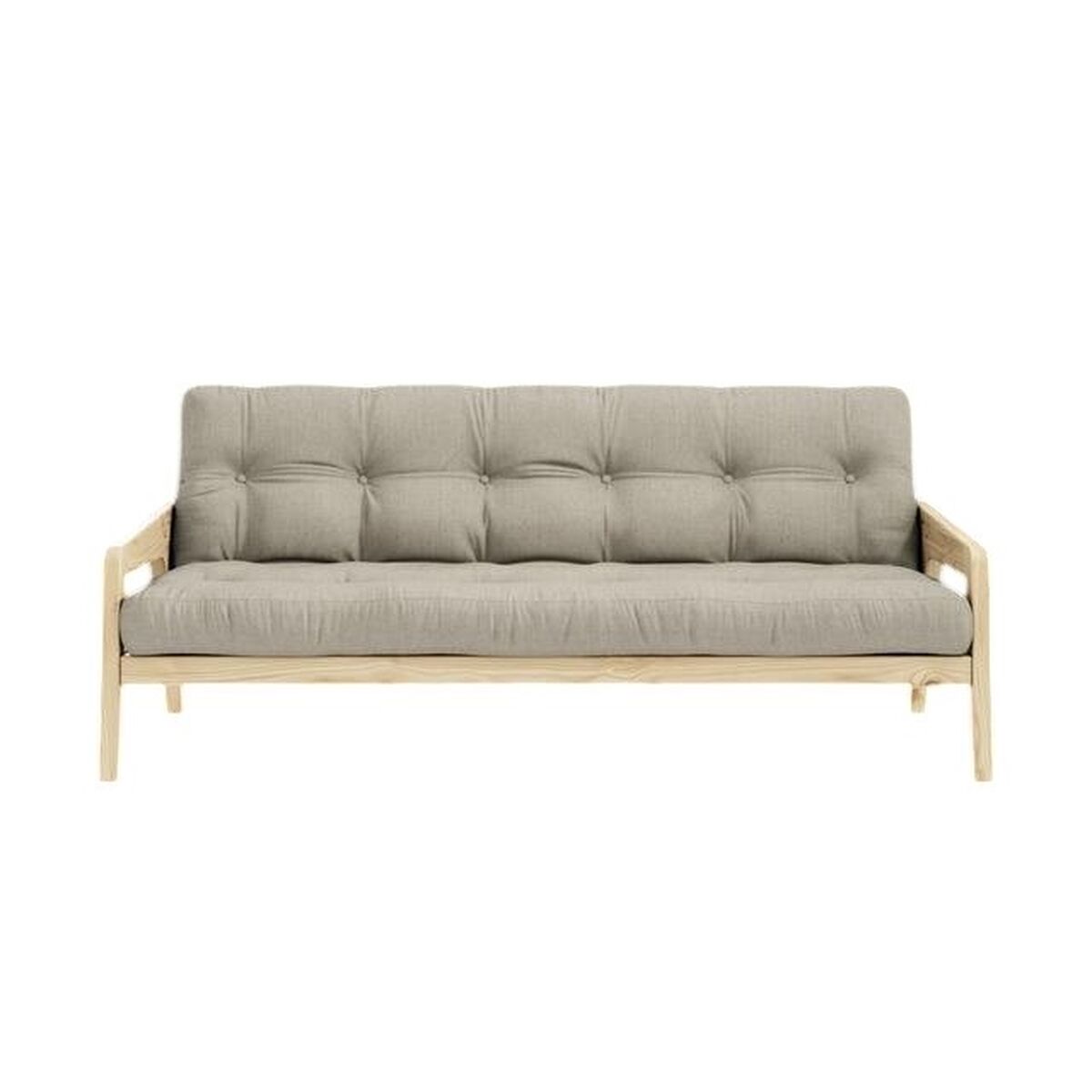 Grab Bäddsoffa Klarlackerad Furu/914 Linne