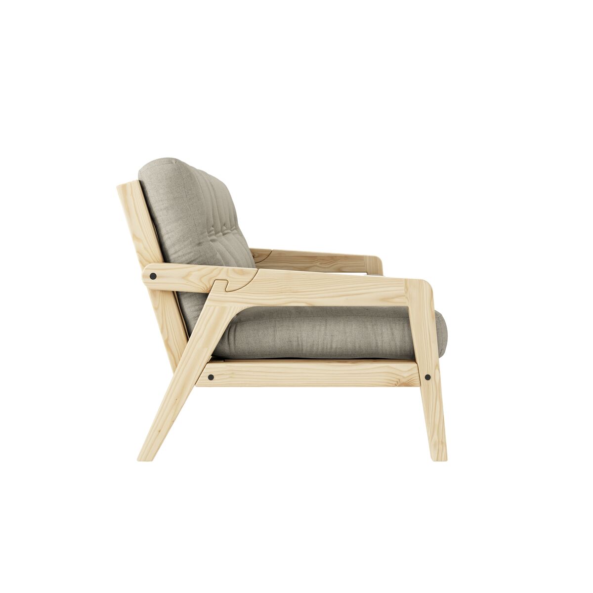 Grab Bäddsoffa Klarlackerad Furu/914 Linne