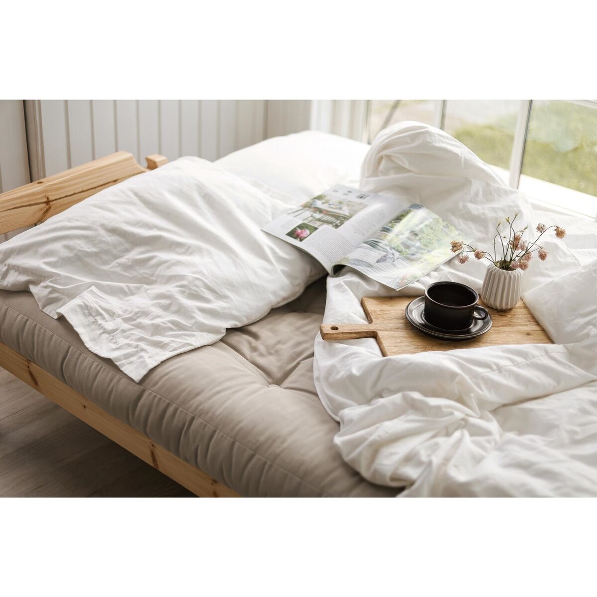 Grab Bäddsoffa Klarlackerad Furu/914 Linne
