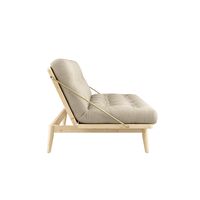 Folk Sofa Clear Lacquered Pine/747 Beige