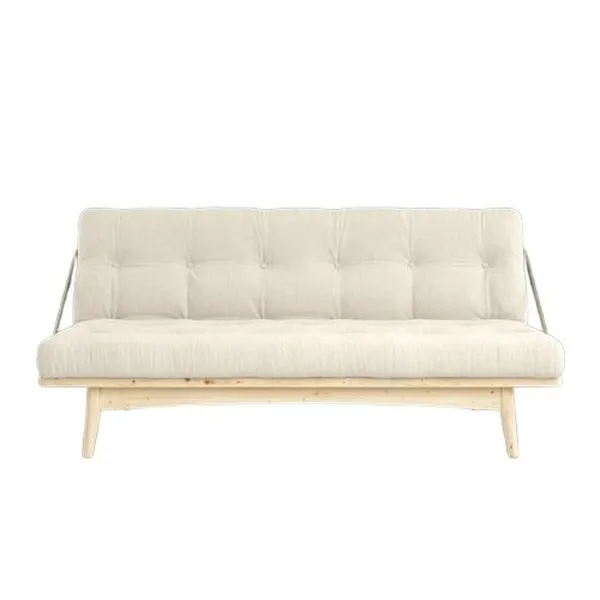 Folk Sofa Clear Lacquered Pine/914 Linen