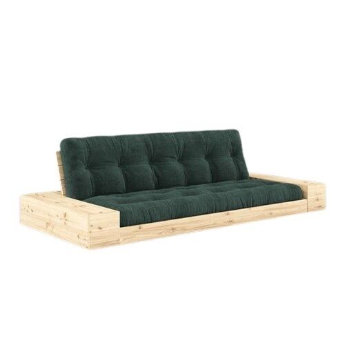 Base Sovesofa Med Sidekasse Klarlakeret Fyrretr/512 Seaweed