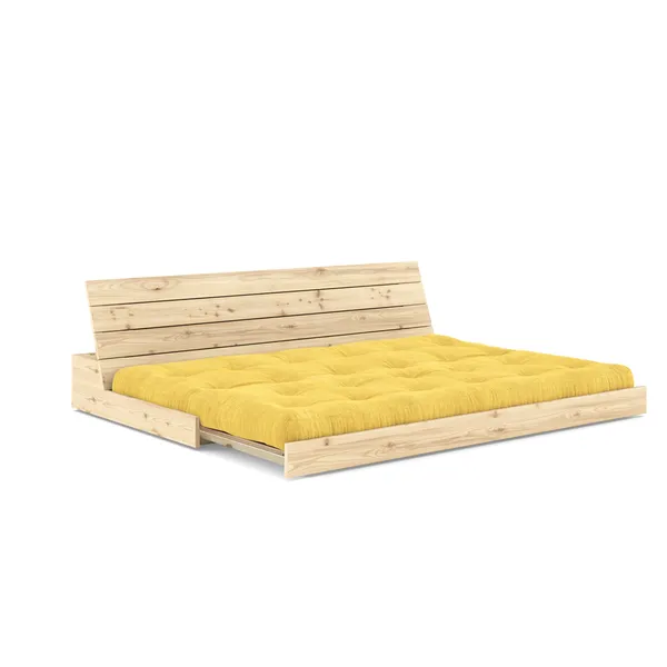 Base Sofa Bed Clear Lacquered Pine/514 Honey